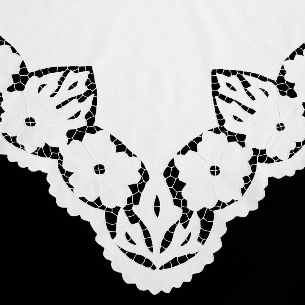 Air & Bloom Cotton Tablecloth — view 2
